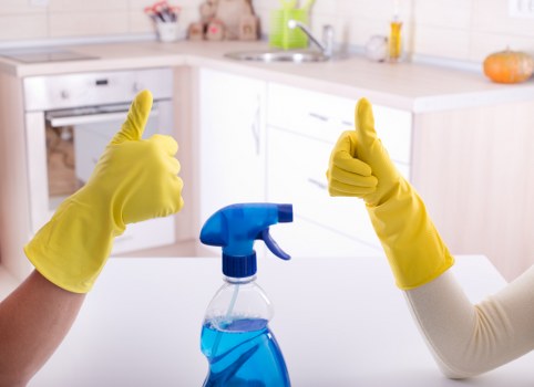 Commercial deep cleaning in a London office space