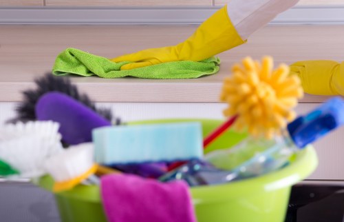 Deep cleaning service for a London flat with access challenges