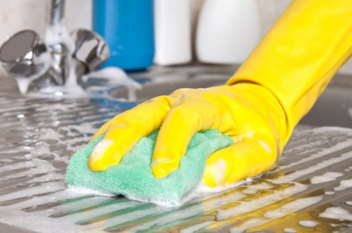 Local carpet cleaning service treating stains and high-traffic areas in London