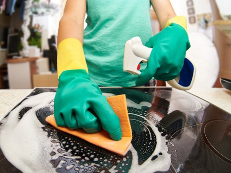 Local cleaning team preparing a refurbished London property after construction work